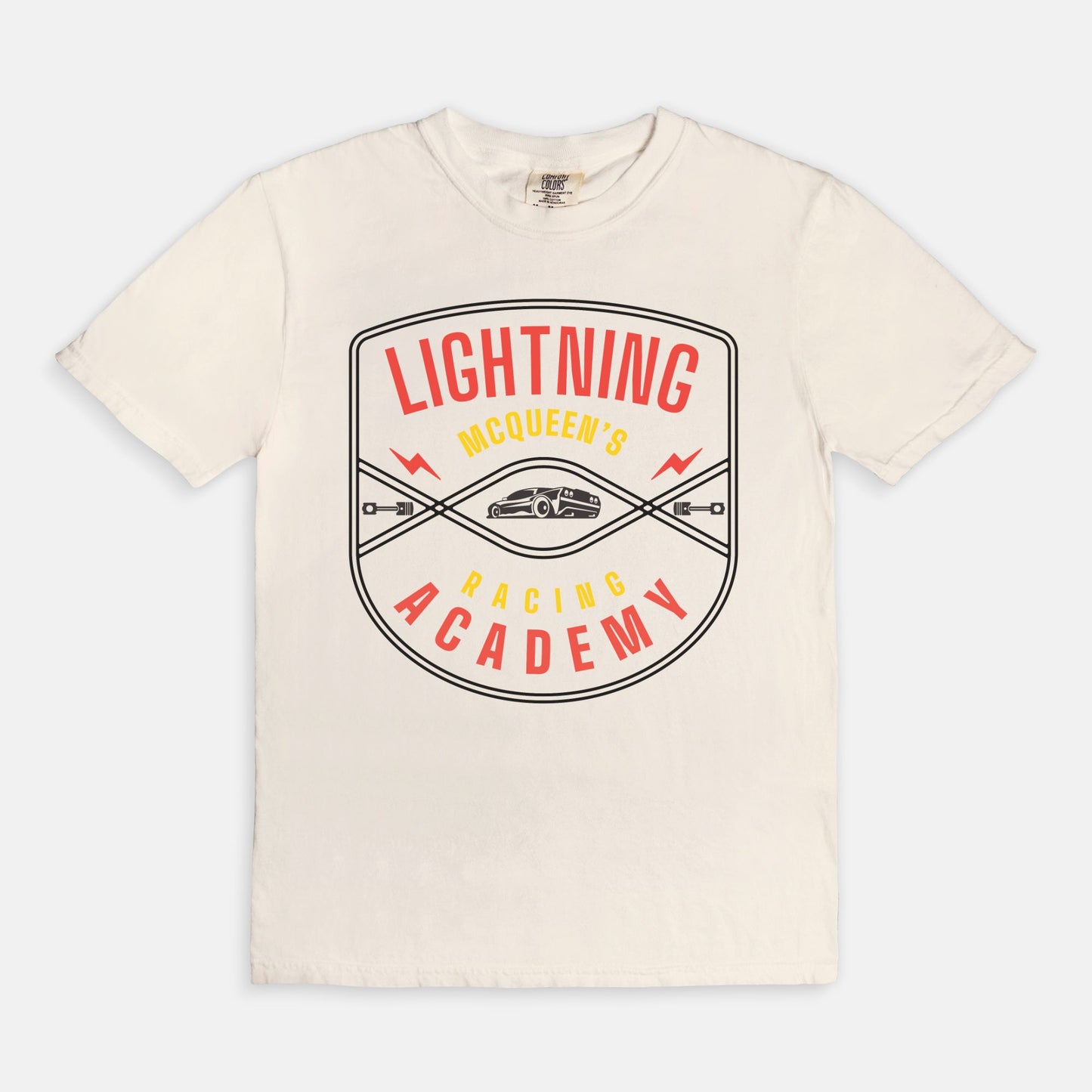 Lightning McQueen Racing Academy Comfort Colors Shirt