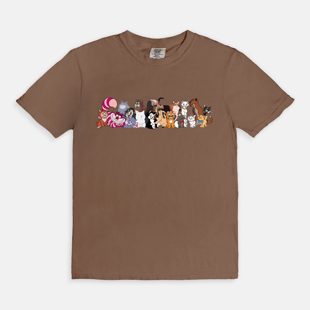 Cats Of Disney Comfort Colors Shirt