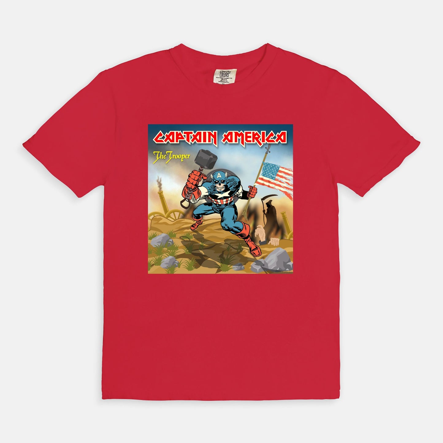 Captain America The Trooper Comfort Colors Shirt