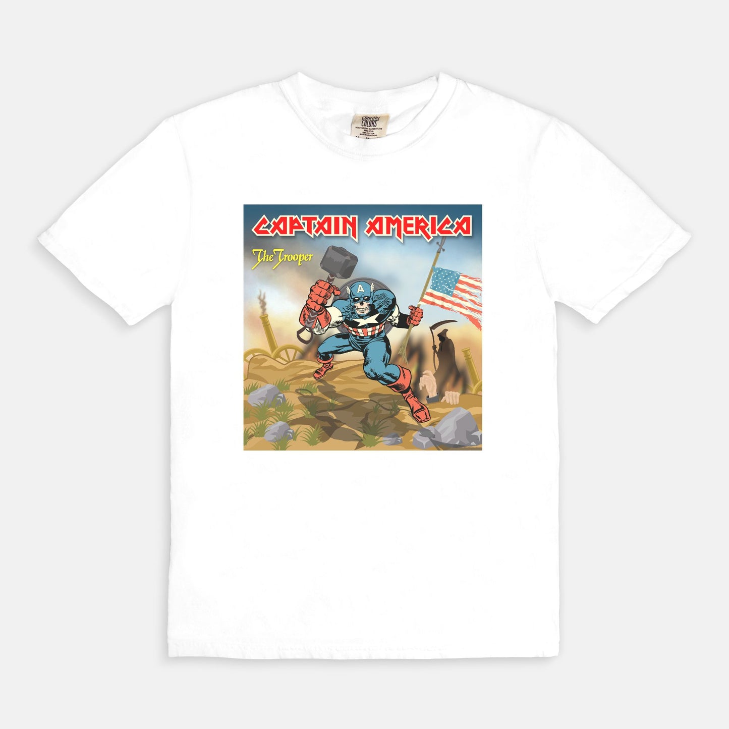 Captain America The Trooper Comfort Colors Shirt