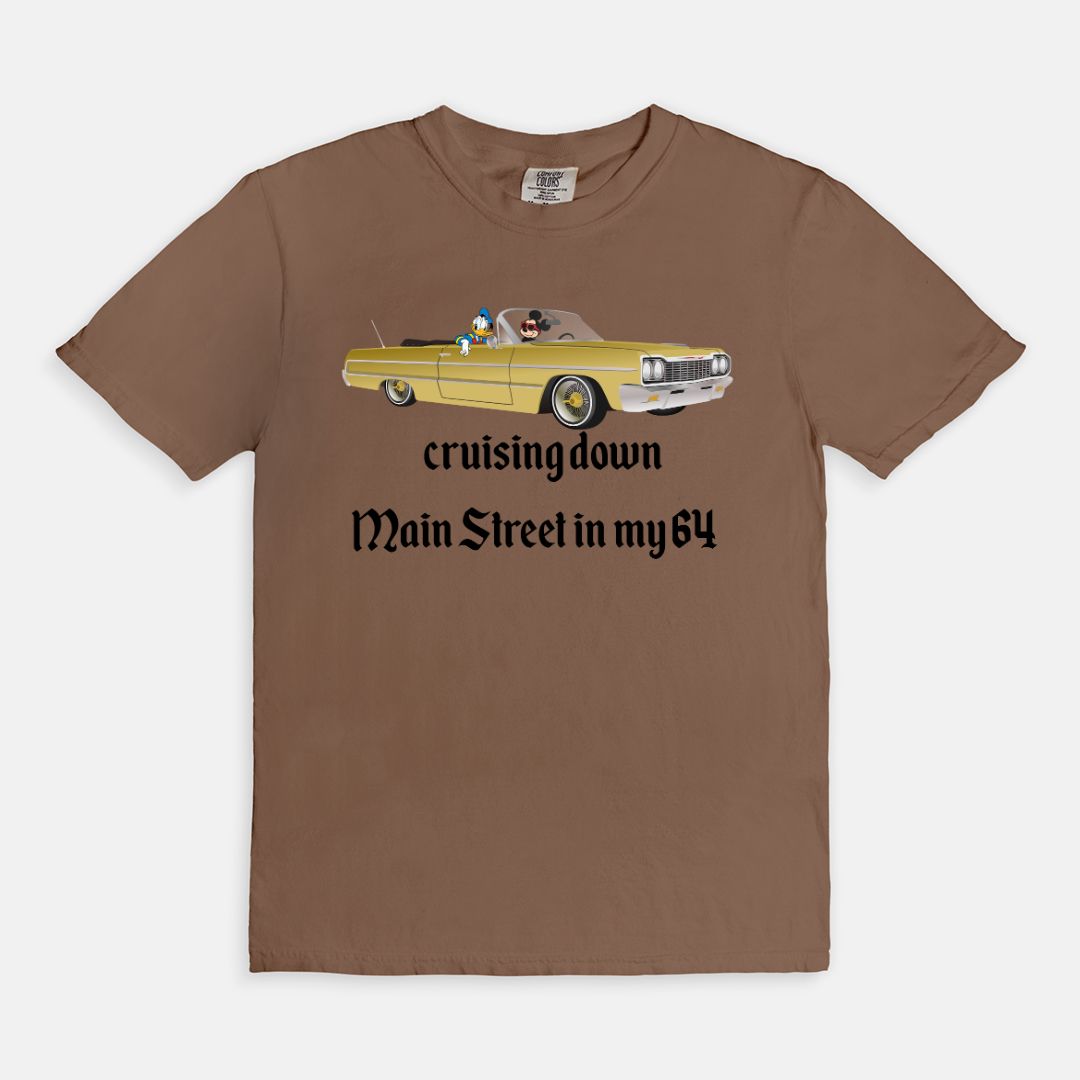 Cruising Down Main Street In My 64 Comfort Colors Shirt