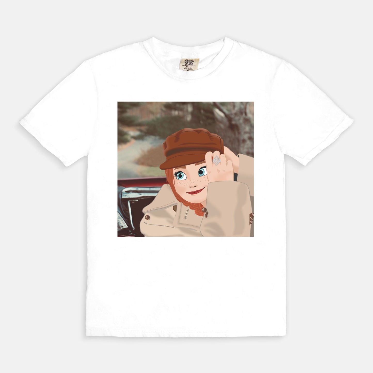 Red Anna's Version Comfort Colors Shirt