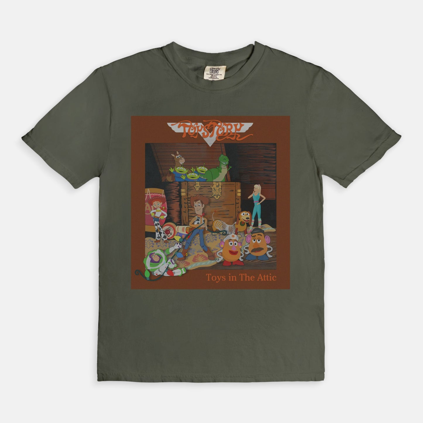 Toy Story Toys In The Attic Comfort Colors Shirt