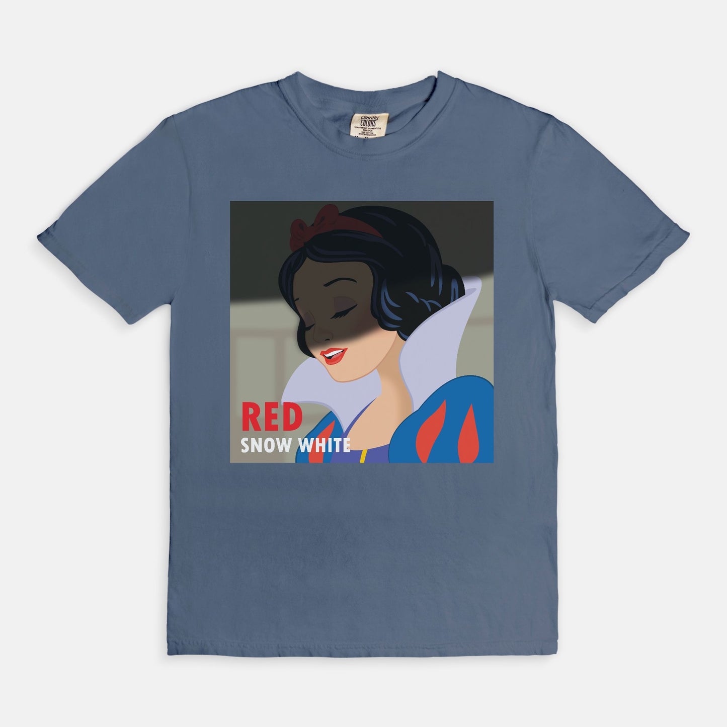 Snow White Red Comfort Colors Shirt