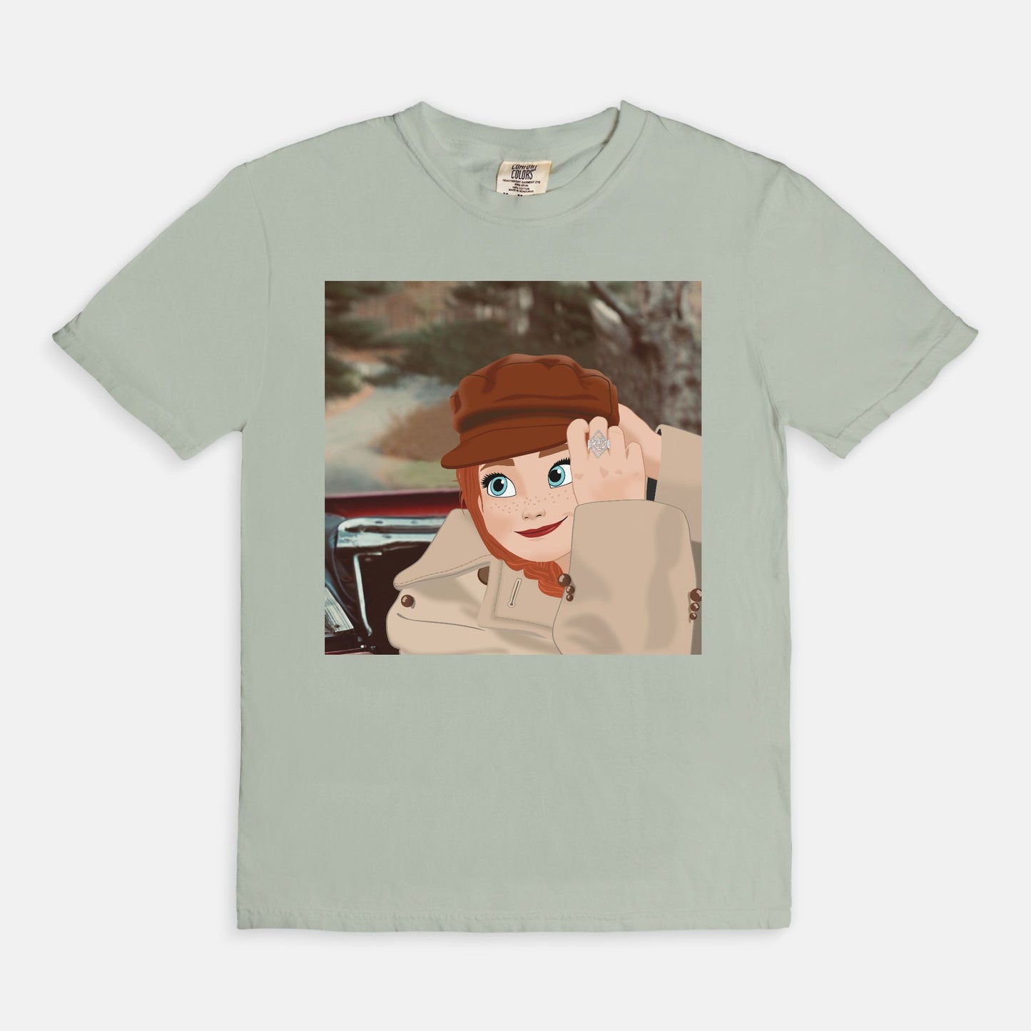 Red Anna's Version Comfort Colors Shirt