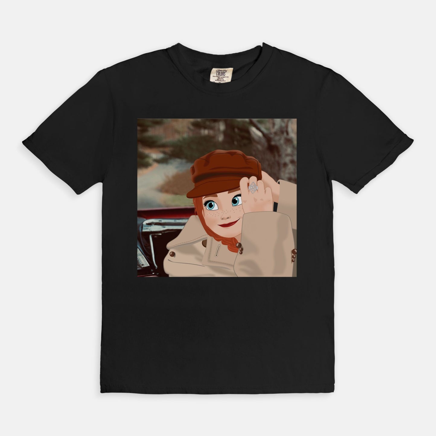 Red Anna's Version Comfort Colors Shirt