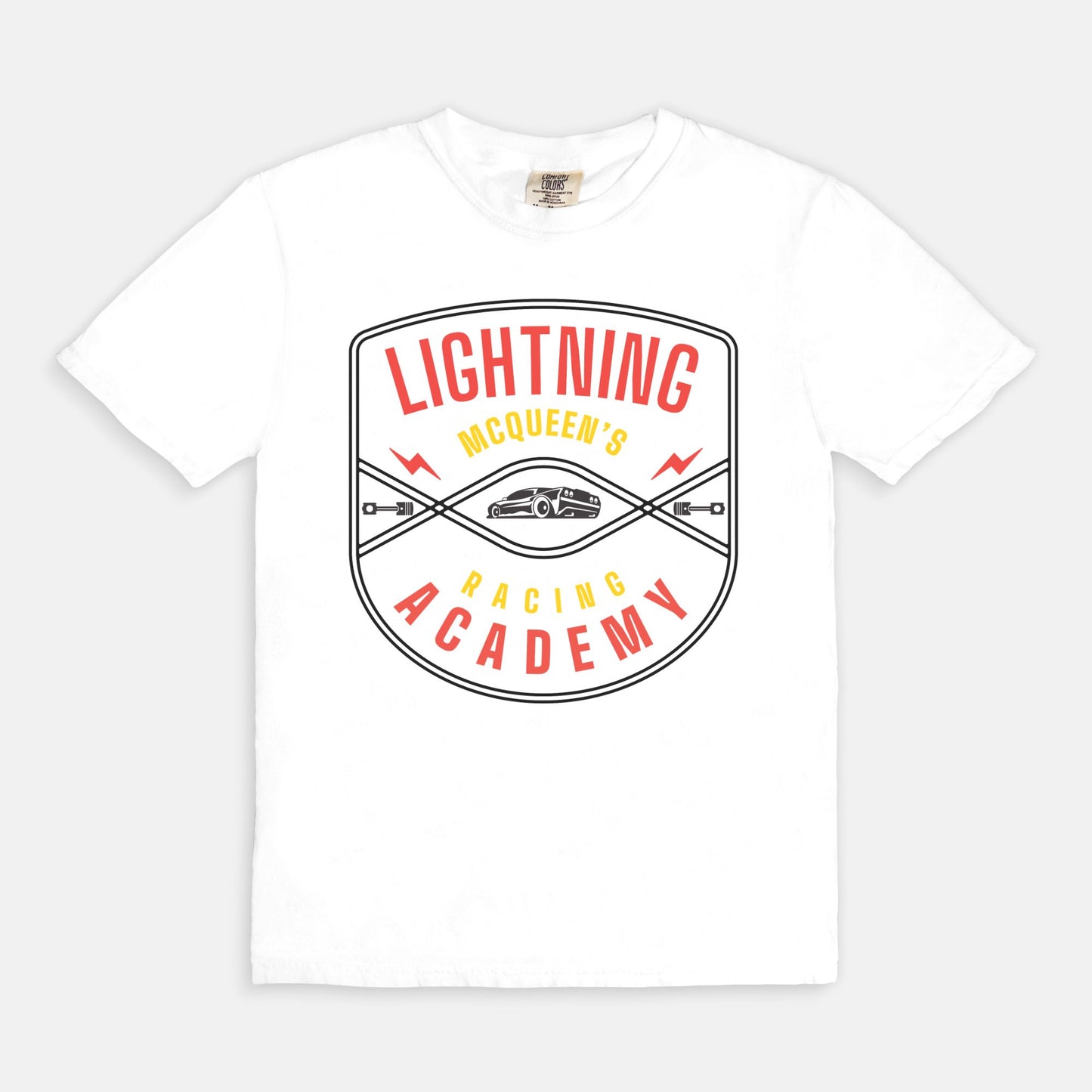 Lightning McQueen Racing Academy Comfort Colors Shirt