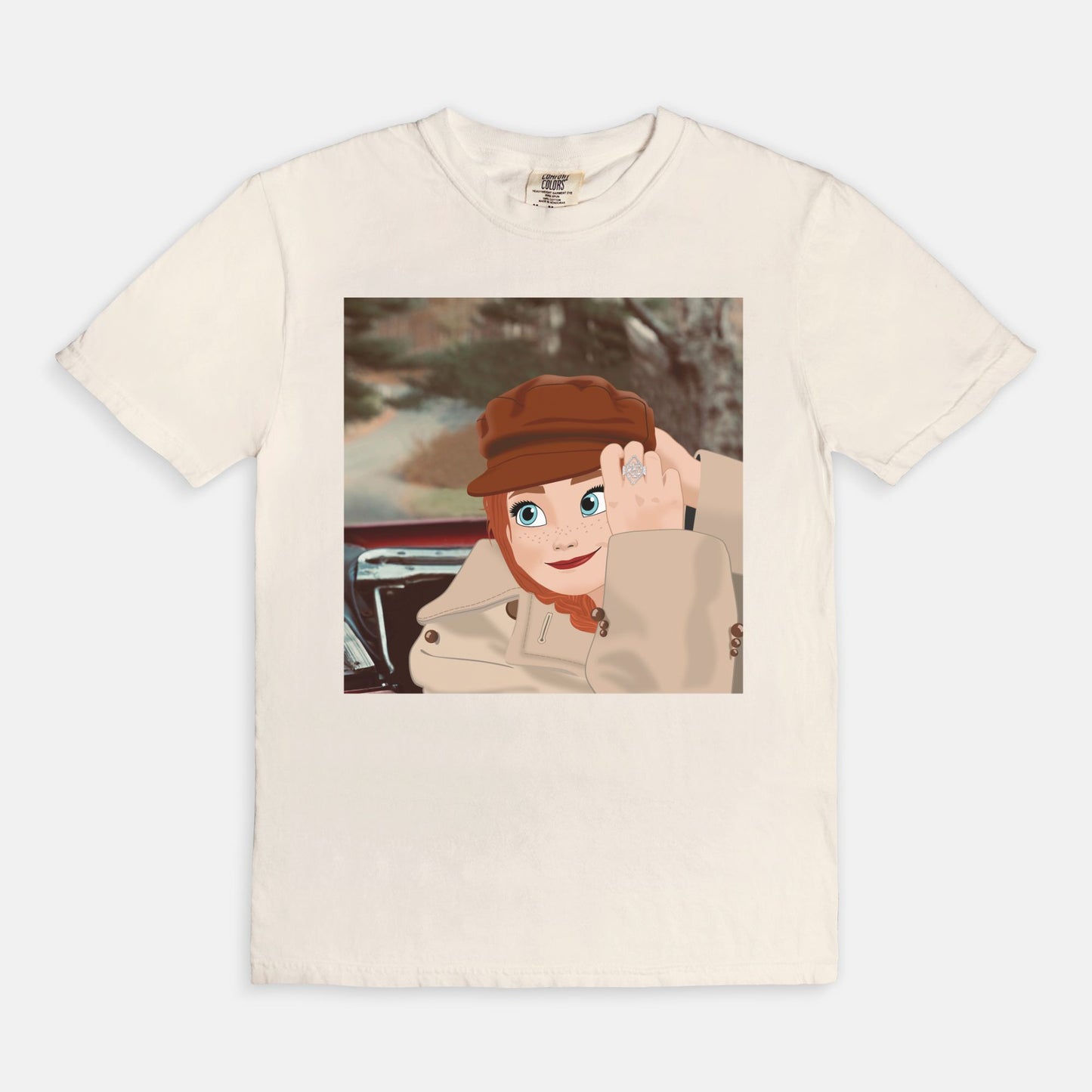 Red Anna's Version Comfort Colors Shirt