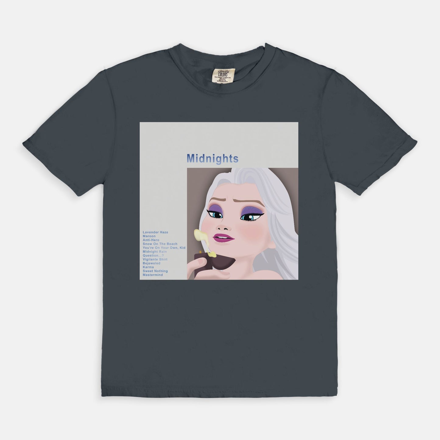 Elsa Midnights Comfort Colors Shirt