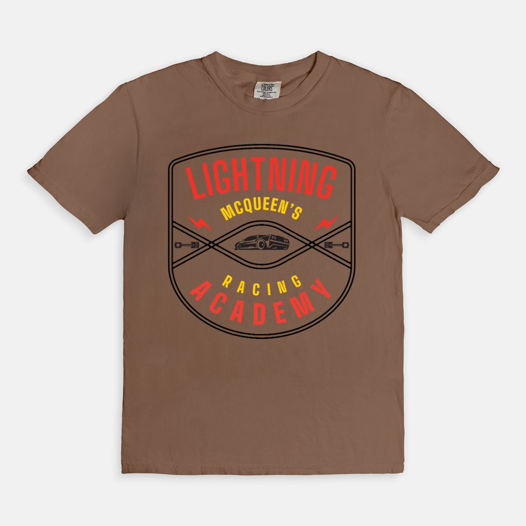 Lightning McQueen Racing Academy Comfort Colors Shirt