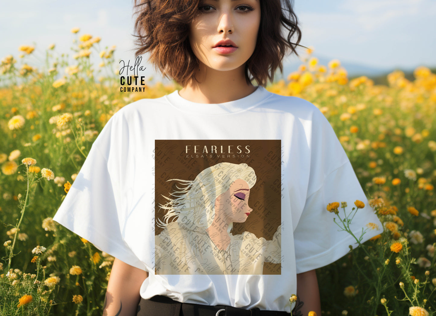 Elsa Fearless Comfort Colors Shirt