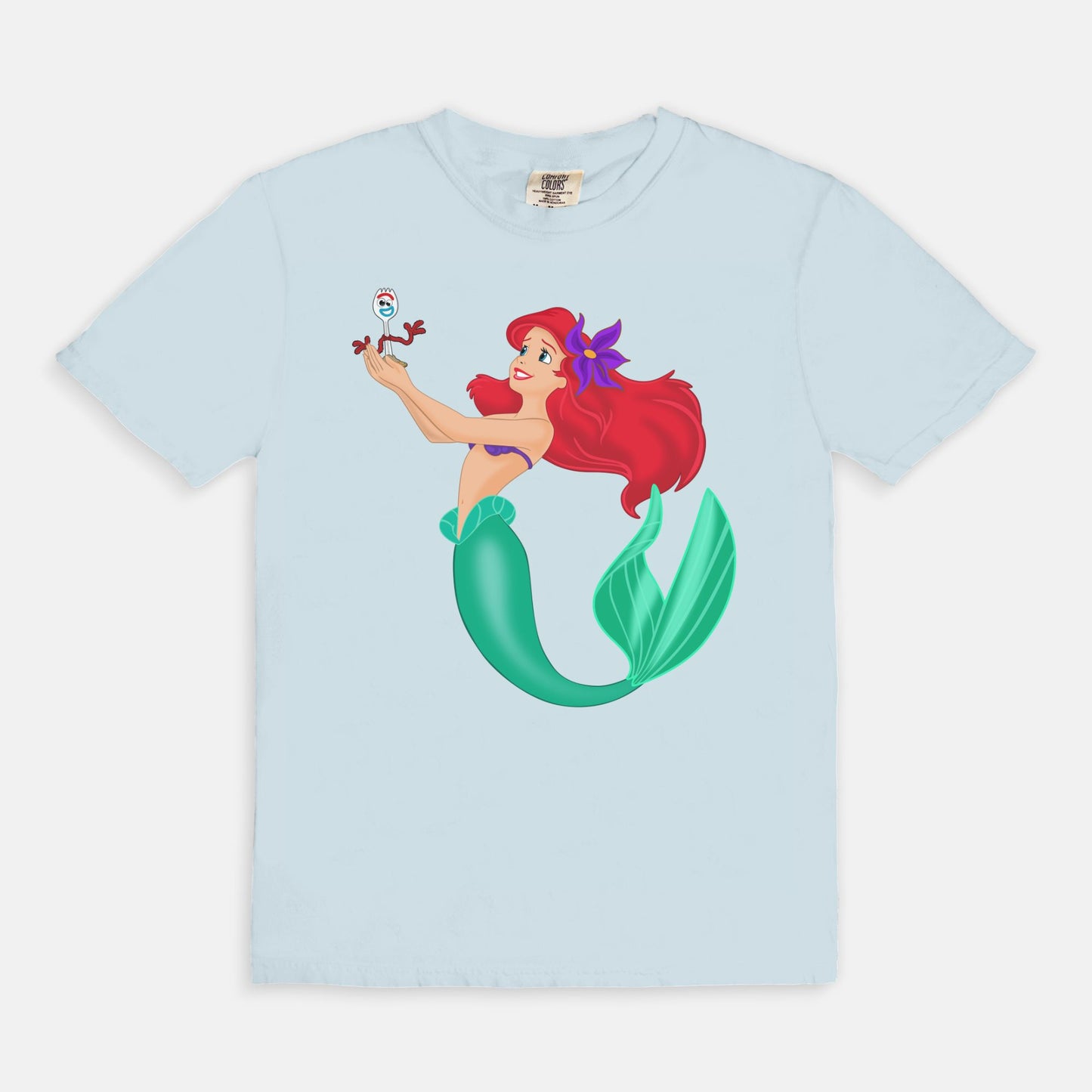 Ariel And Forky Comfort Colors Shirt