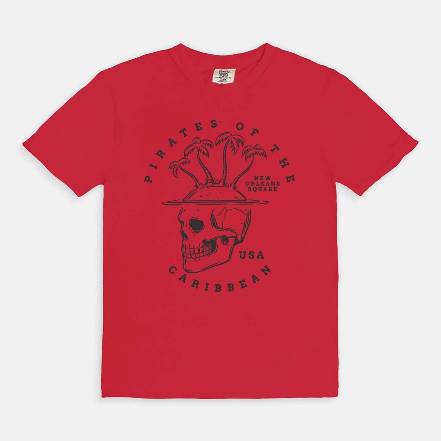 Pirates Of The Caribbean USA Comfort Colors Shirt