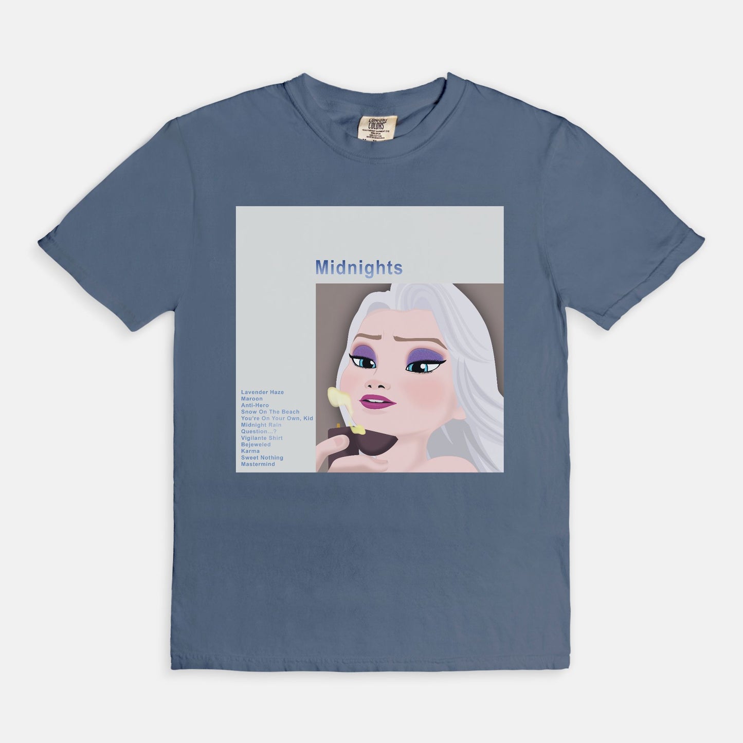 Elsa Midnights Comfort Colors Shirt
