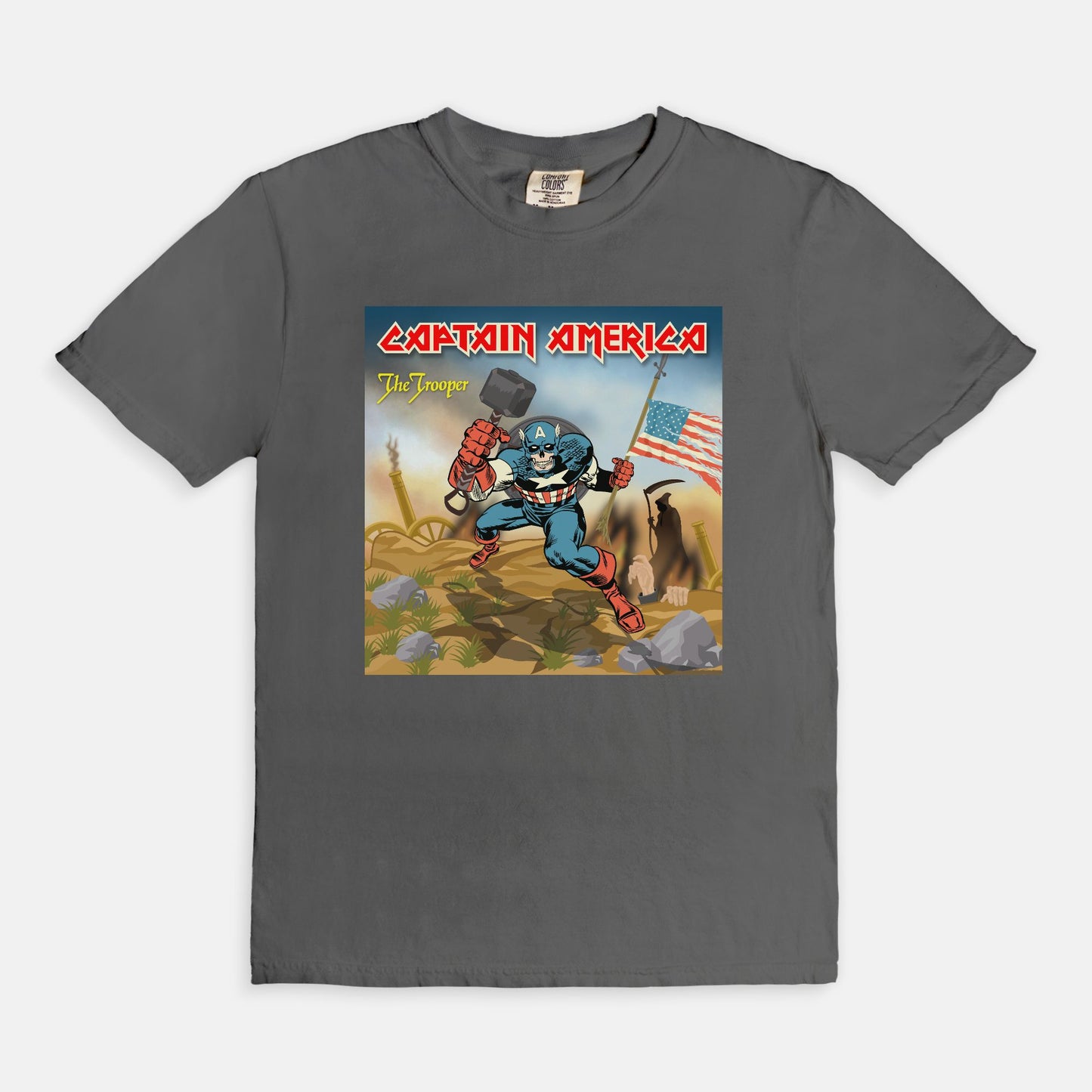 Captain America The Trooper Comfort Colors Shirt