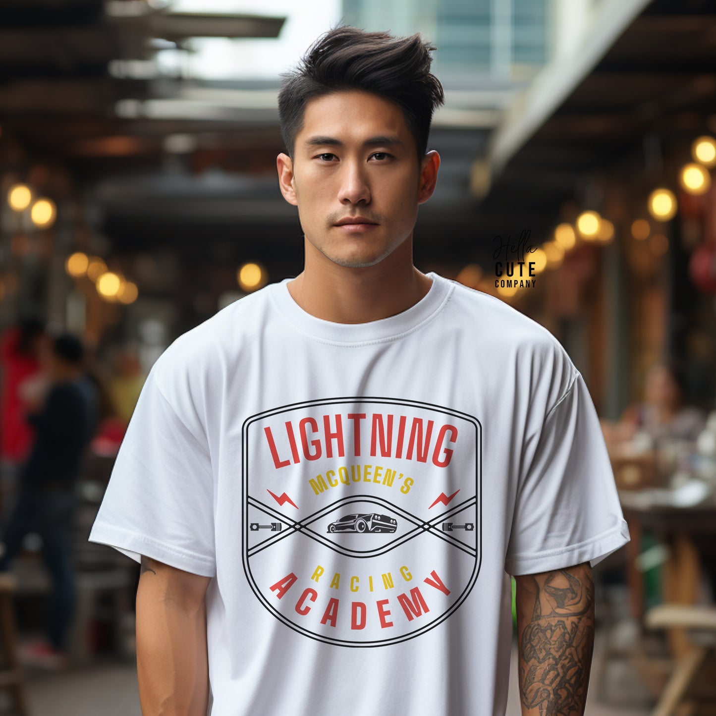 Lightning McQueen Racing Academy Comfort Colors Shirt