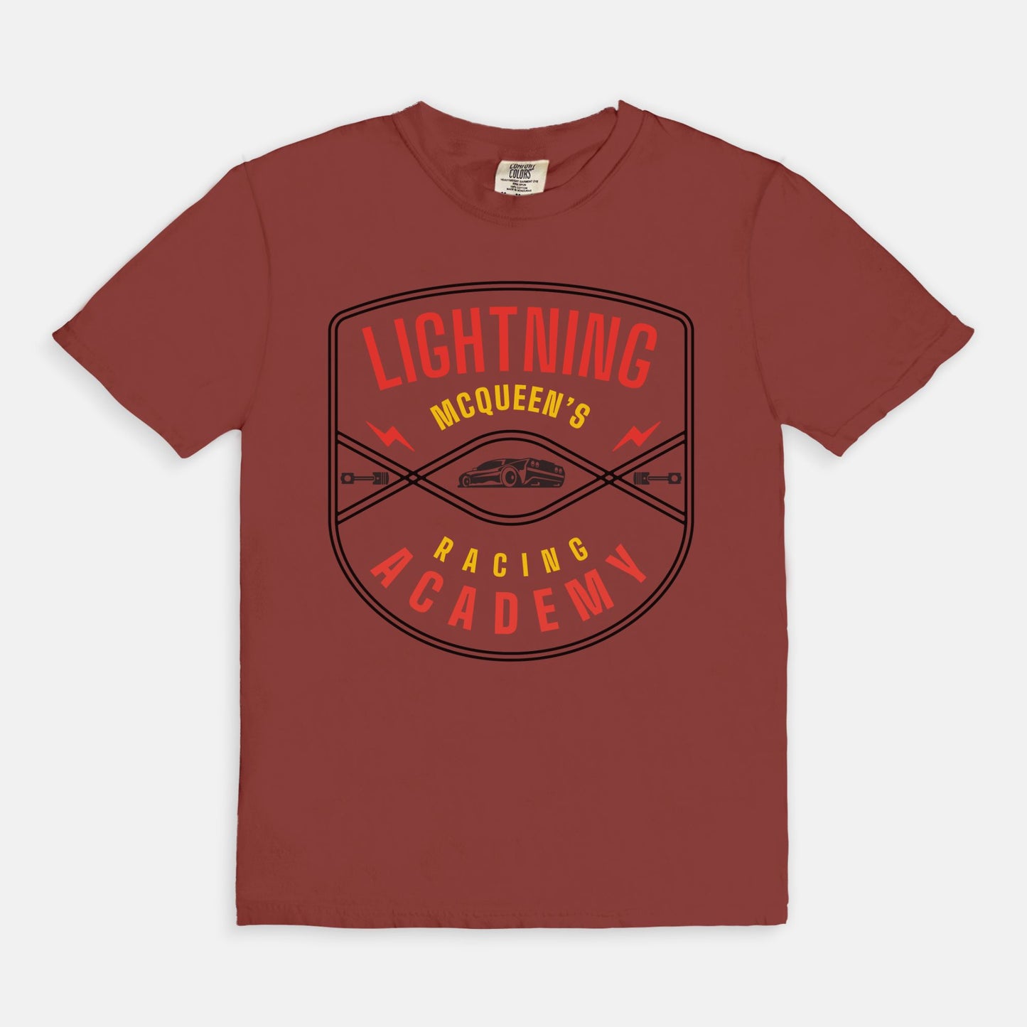 Lightning McQueen Racing Academy Comfort Colors Shirt