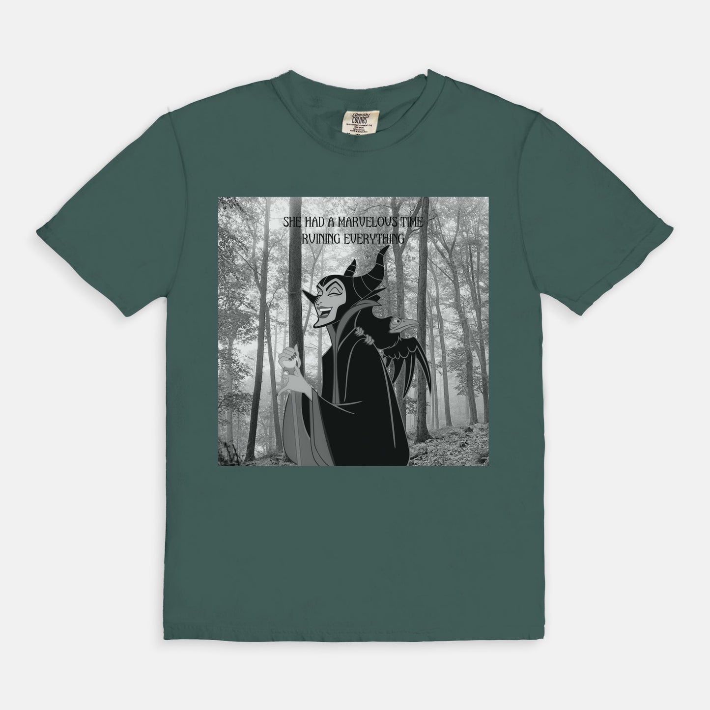 Maleficent She Had A Marvelous Time Ruining Everything Comfort Colors Shirt