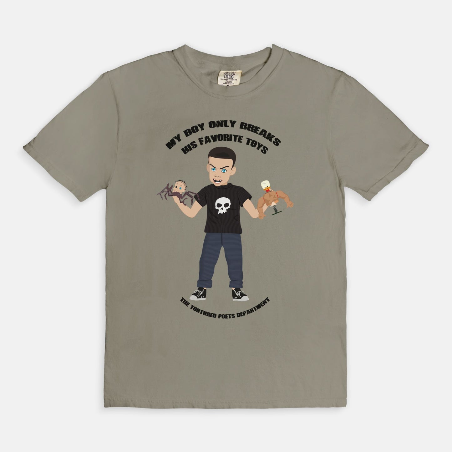 Sid My Boy Only Breaks His Favorite Toys Comfort Colors Shirt