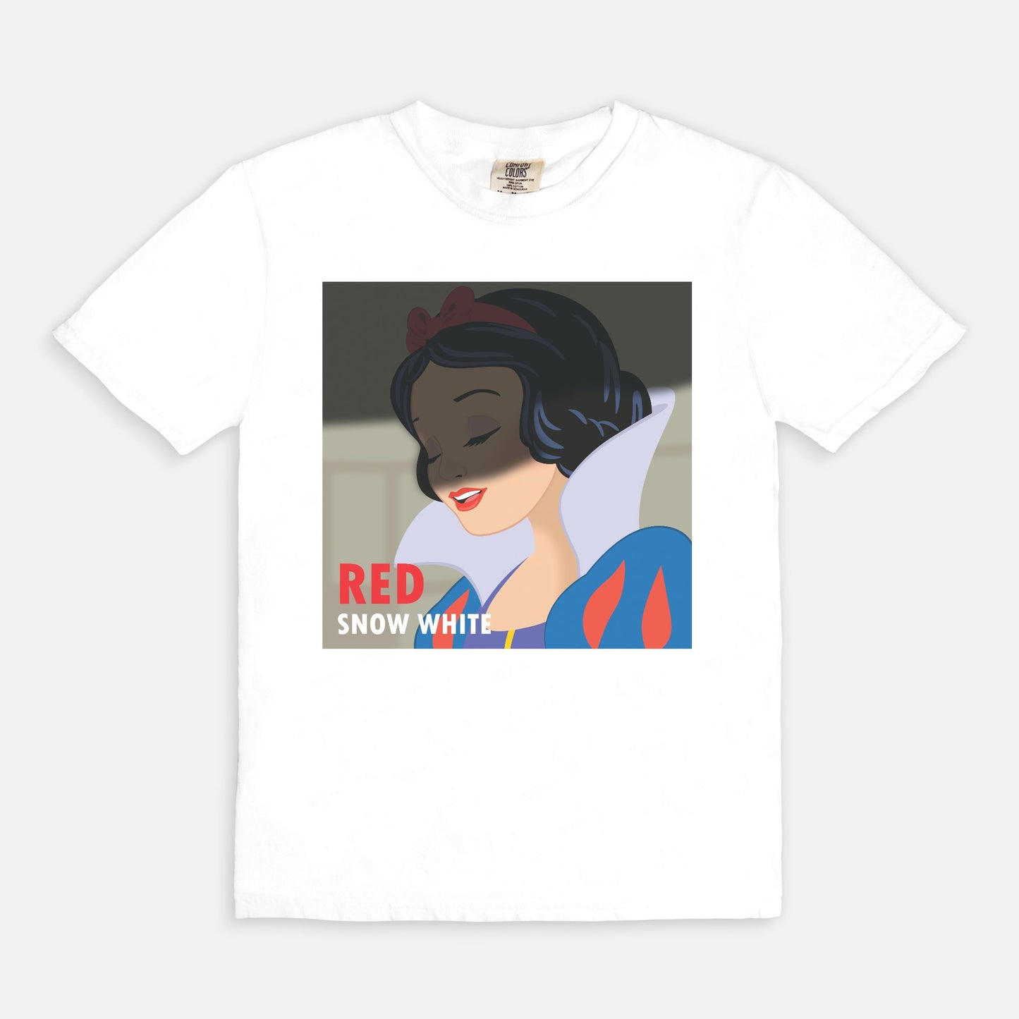 Snow White Red Comfort Colors Shirt