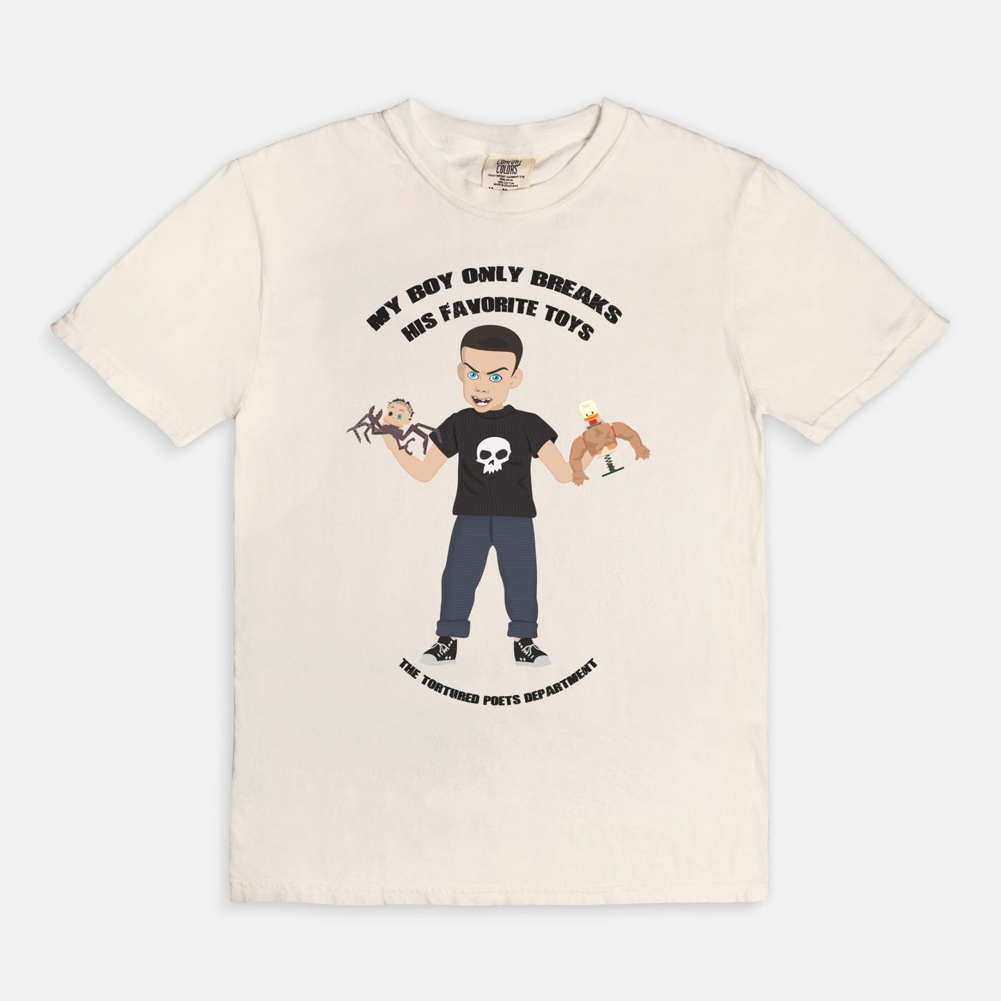 Sid My Boy Only Breaks His Favorite Toys Comfort Colors Shirt