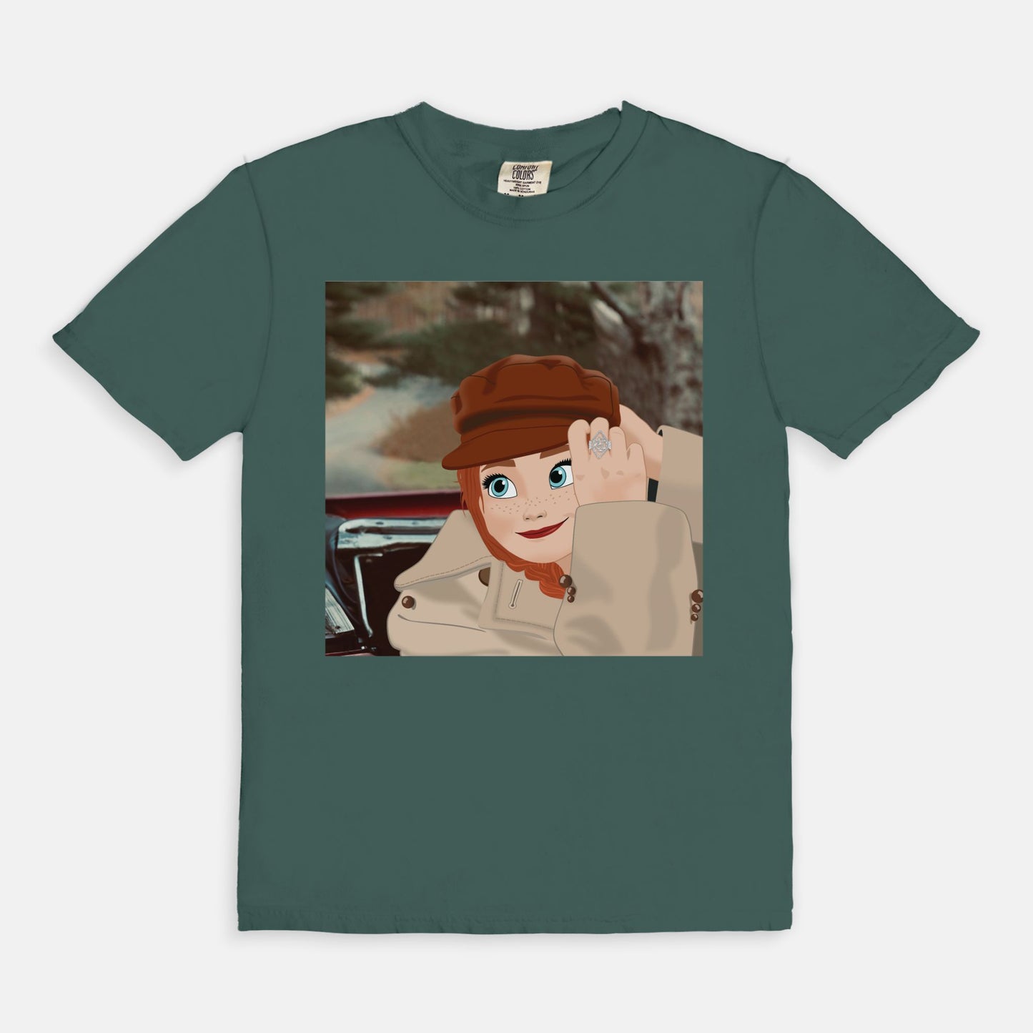 Red Anna's Version Comfort Colors Shirt