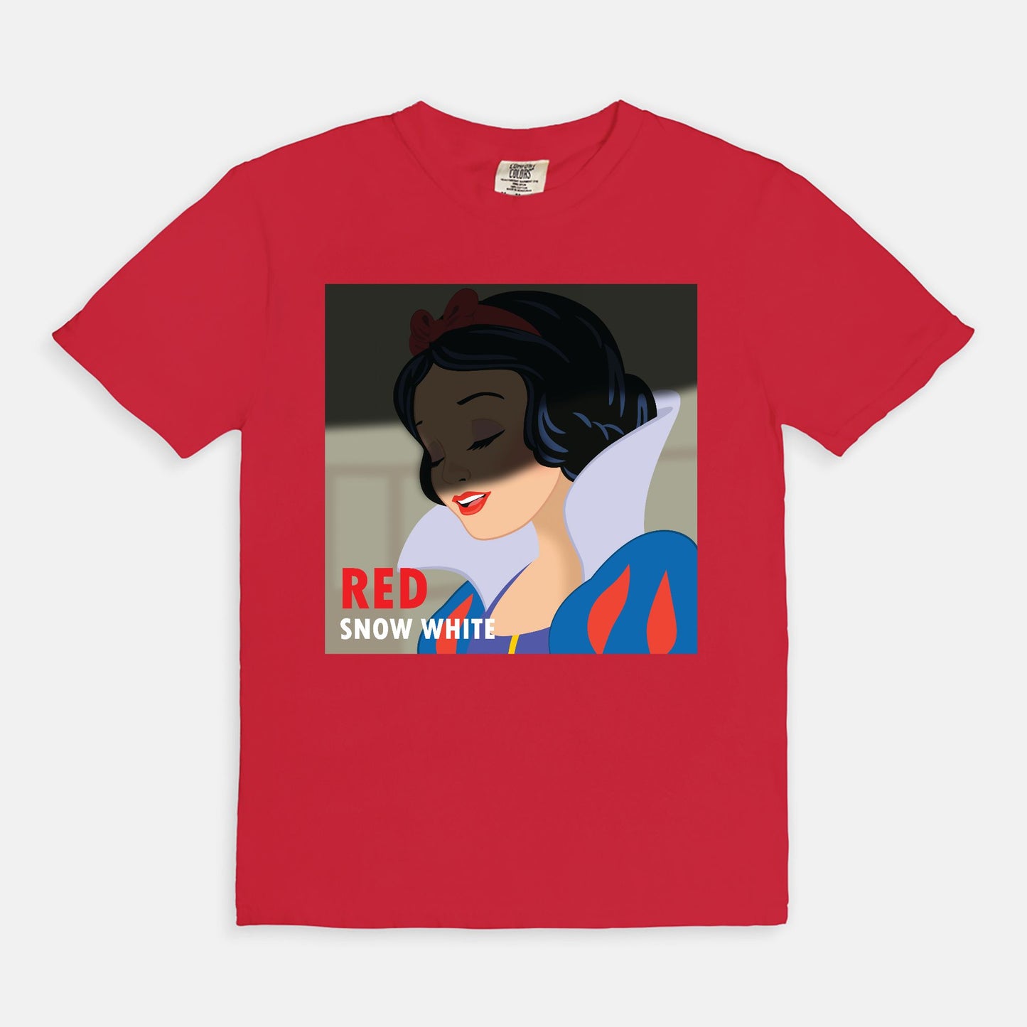 Snow White Red Comfort Colors Shirt