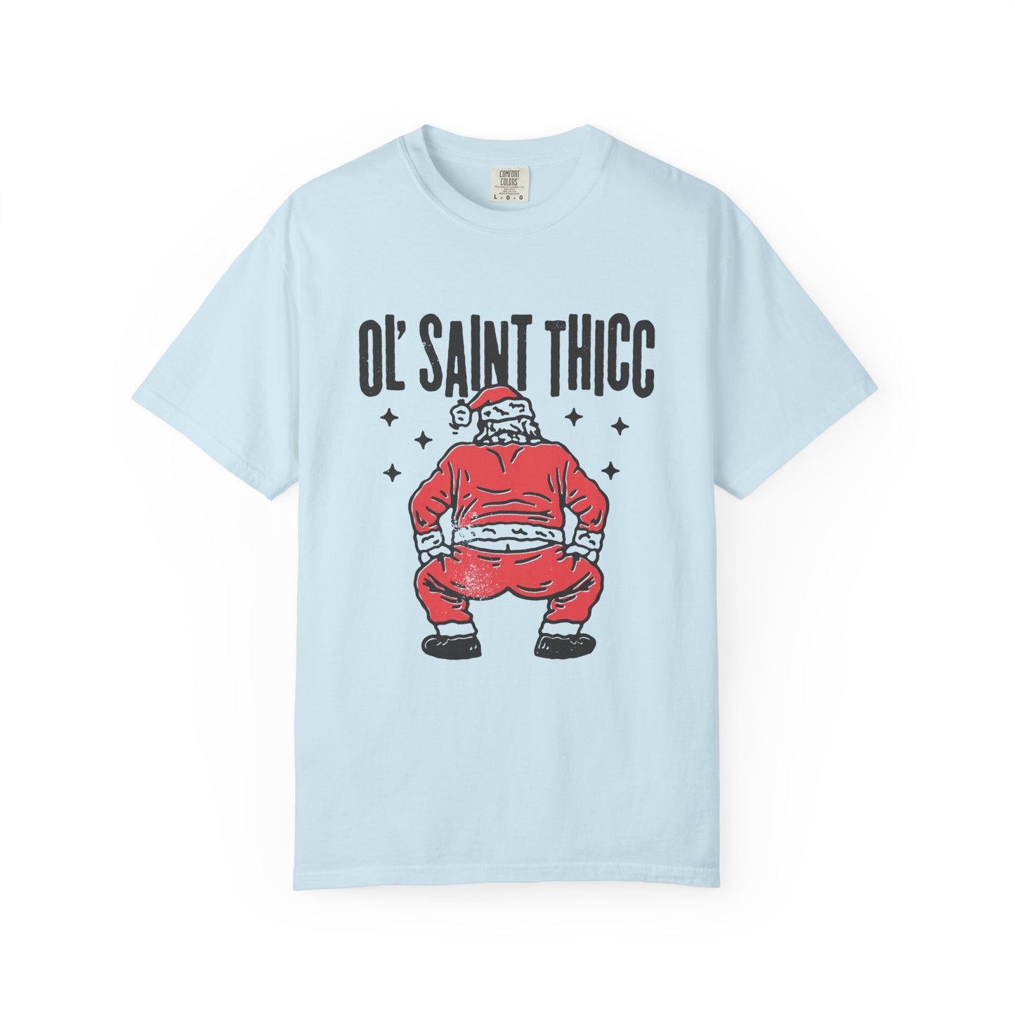 Ol' Saint Thicc T-Shirt — Funny Vintage Santa Christmas Tee