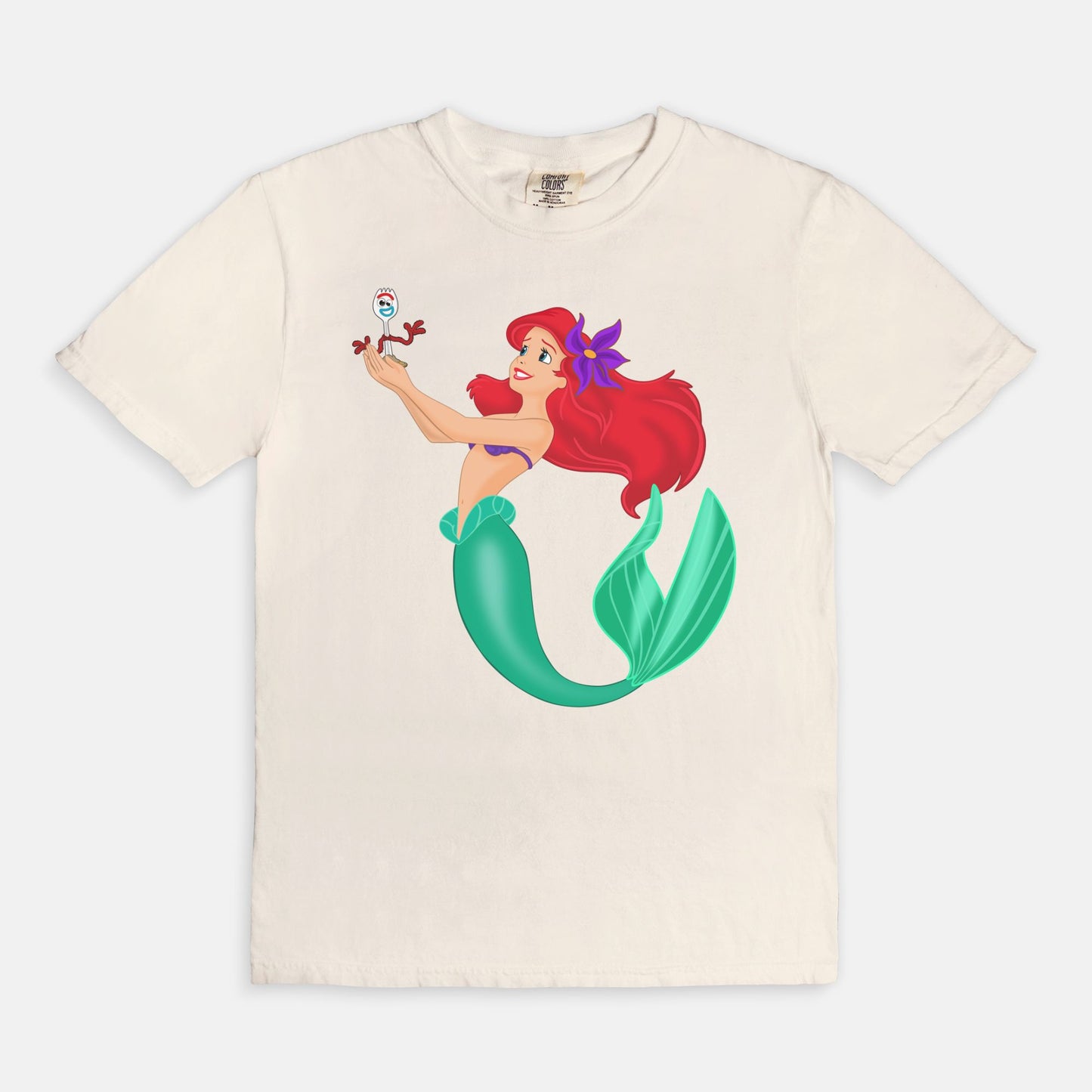 Ariel And Forky Comfort Colors Shirt