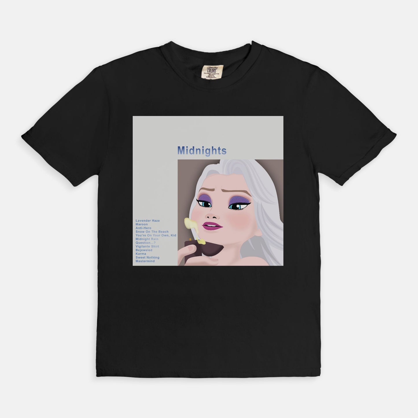 Elsa Midnights Comfort Colors Shirt