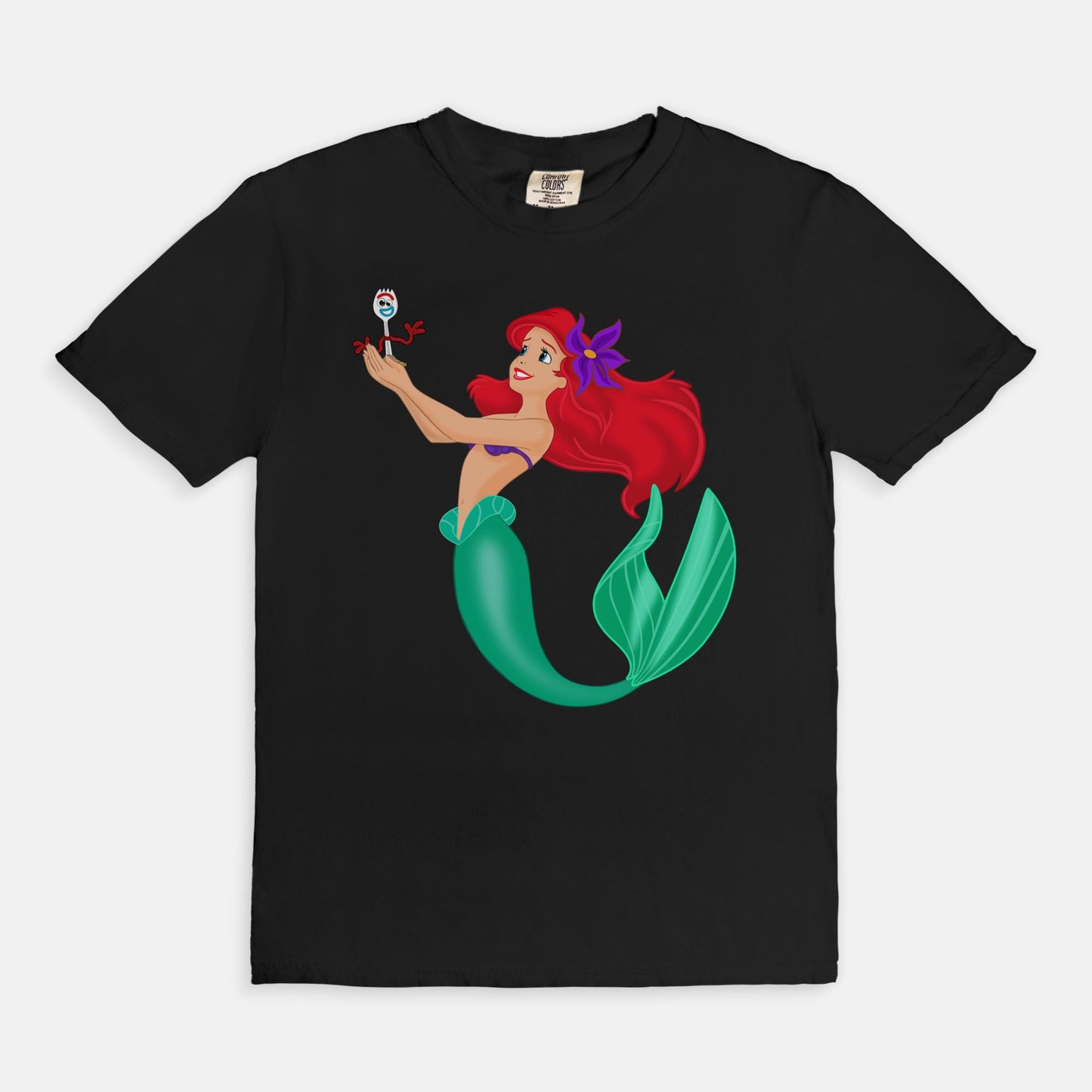 Ariel And Forky Comfort Colors Shirt