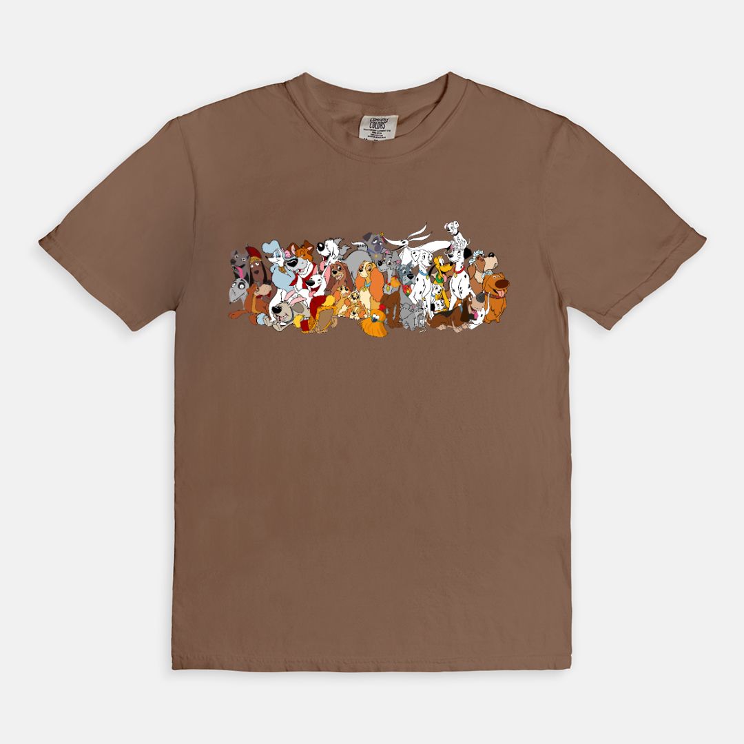 Dogs Of Disney Comfort Colors Shirt