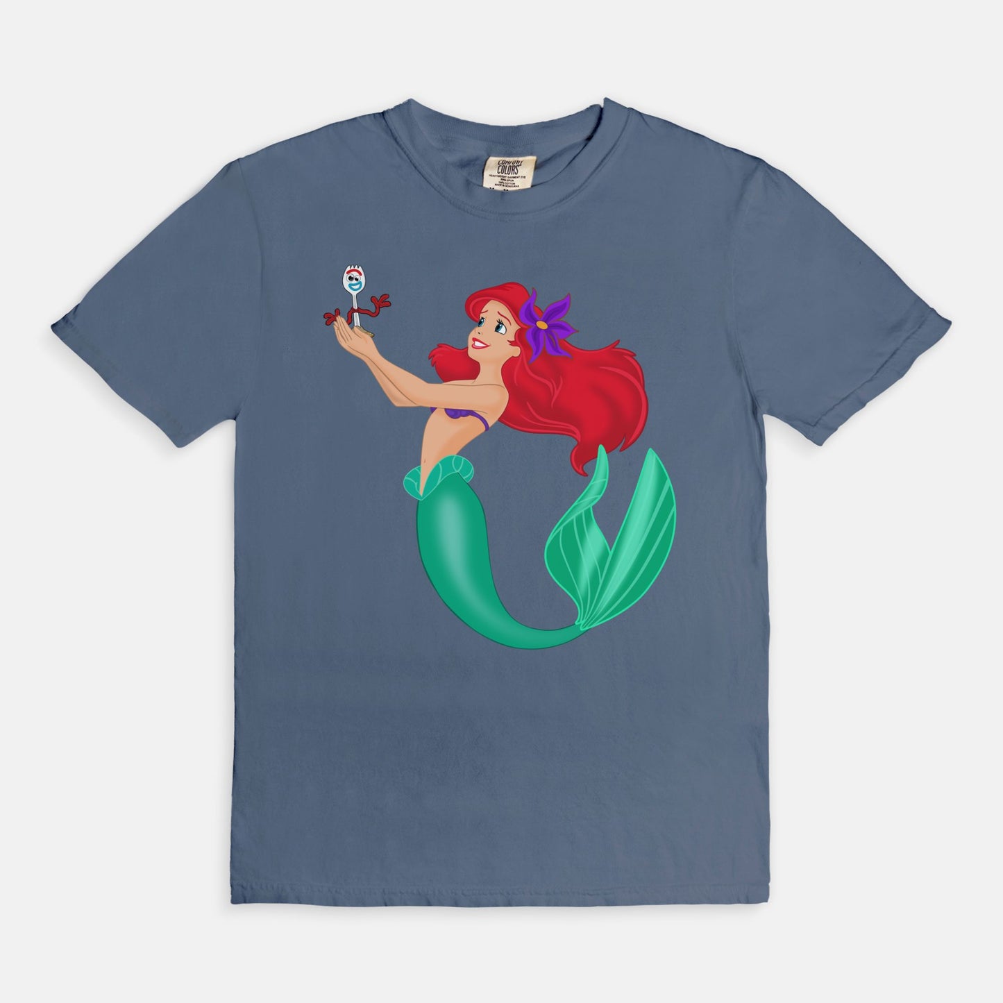 Ariel And Forky Comfort Colors Shirt