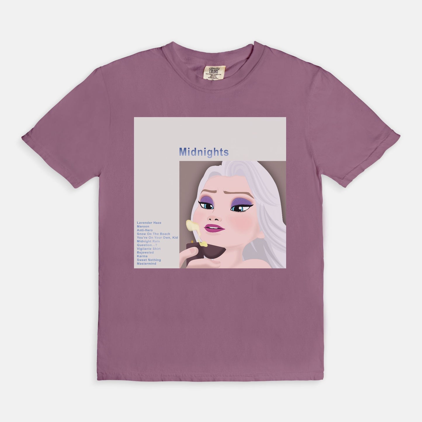 Elsa Midnights Comfort Colors Shirt
