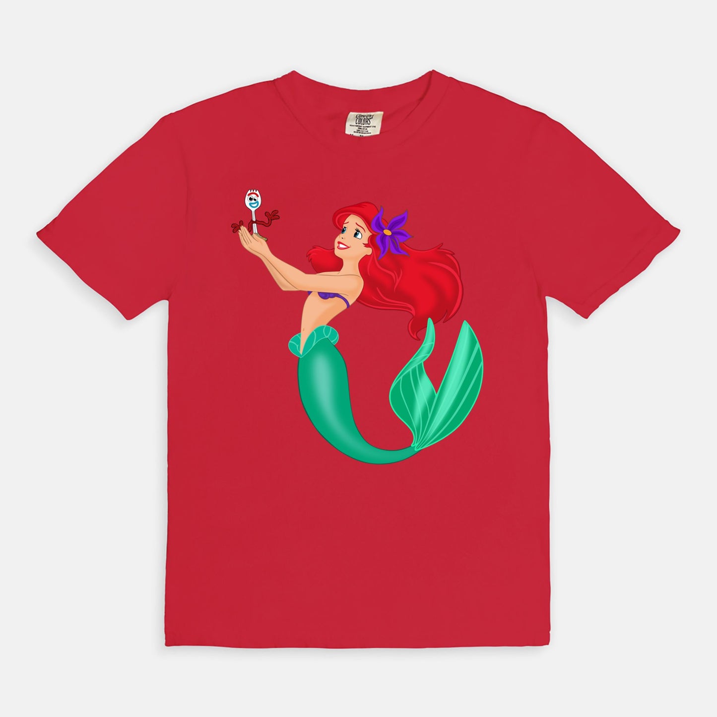 Ariel And Forky Comfort Colors Shirt