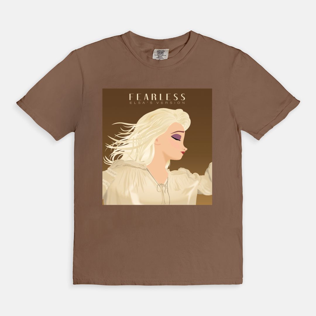 Elsa Fearless Comfort Colors Shirt