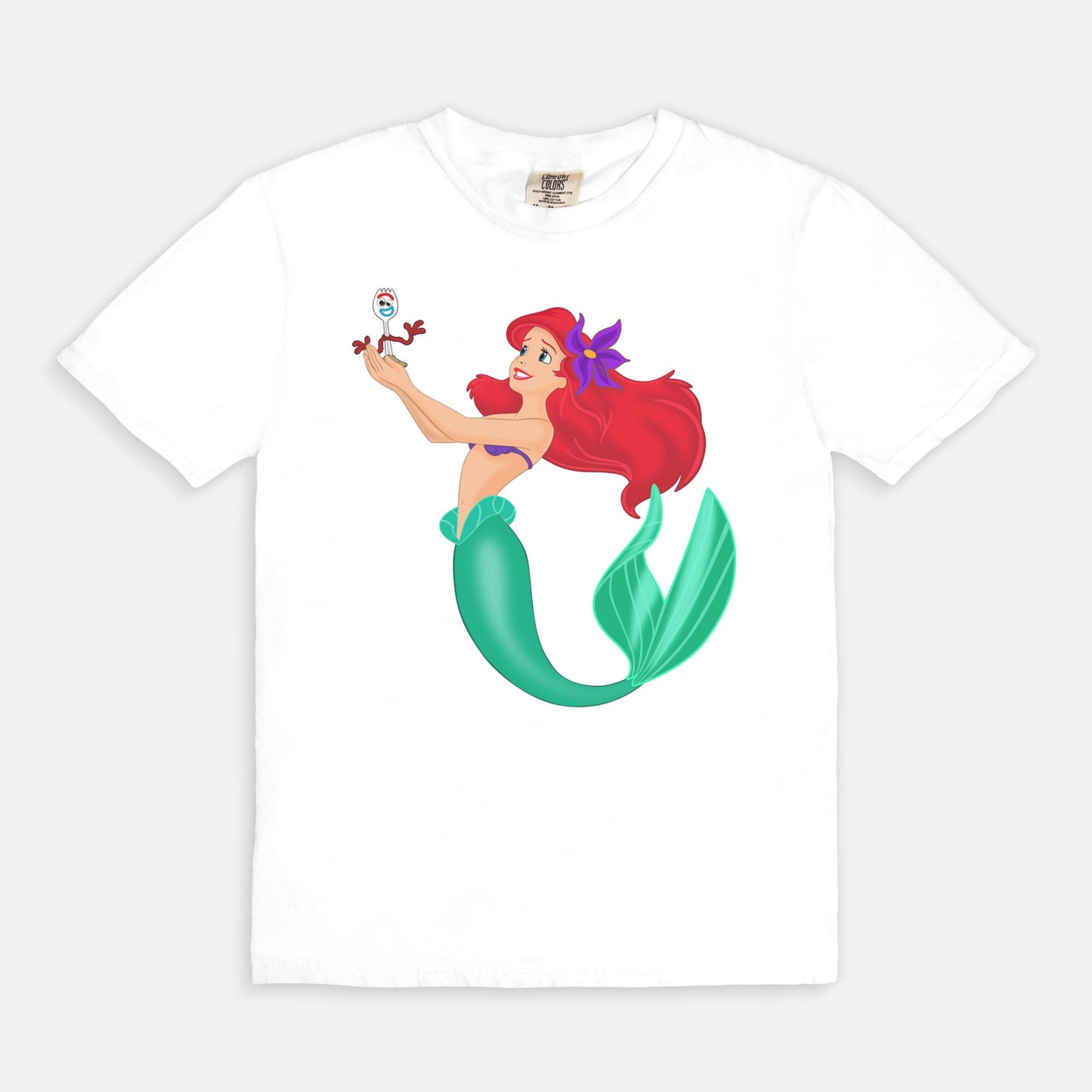 Ariel And Forky Comfort Colors Shirt