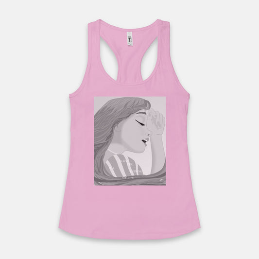 Rapunzel I Love You It's Ruining My Life Racerback Tank Top
