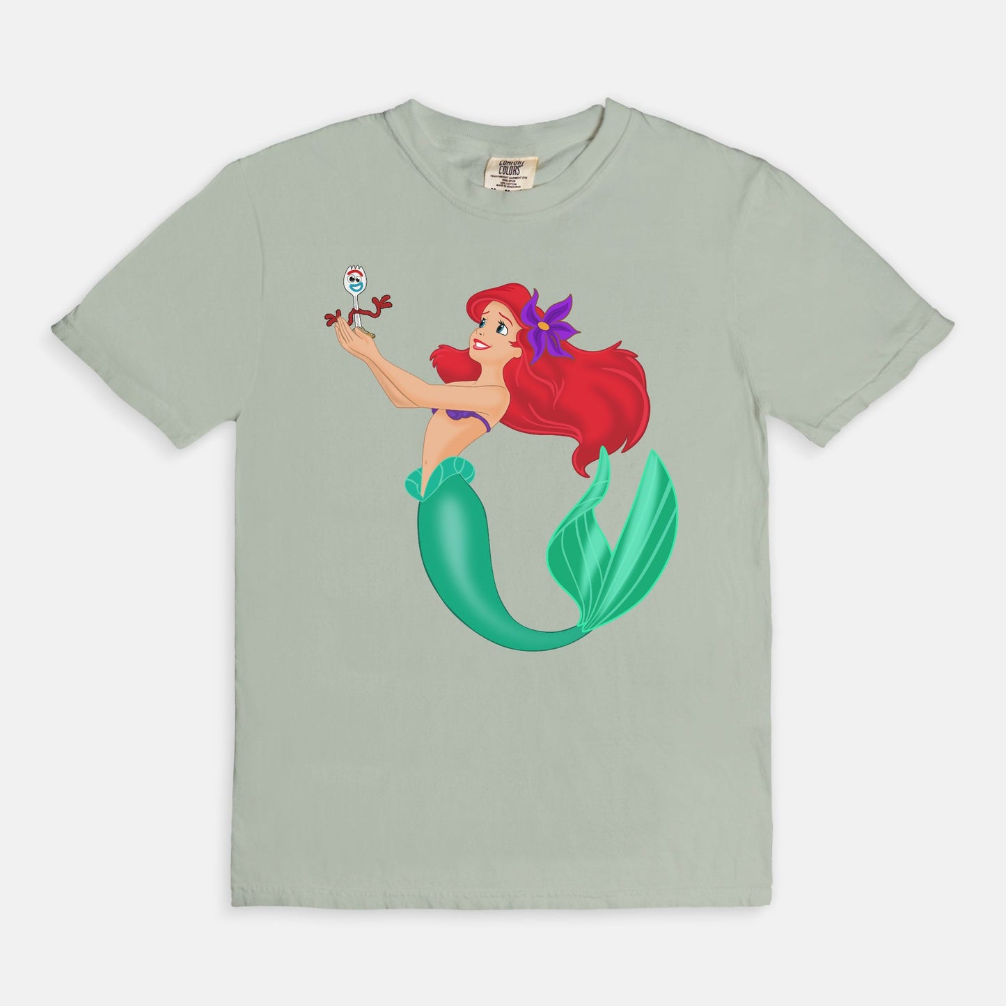 Ariel And Forky Comfort Colors Shirt